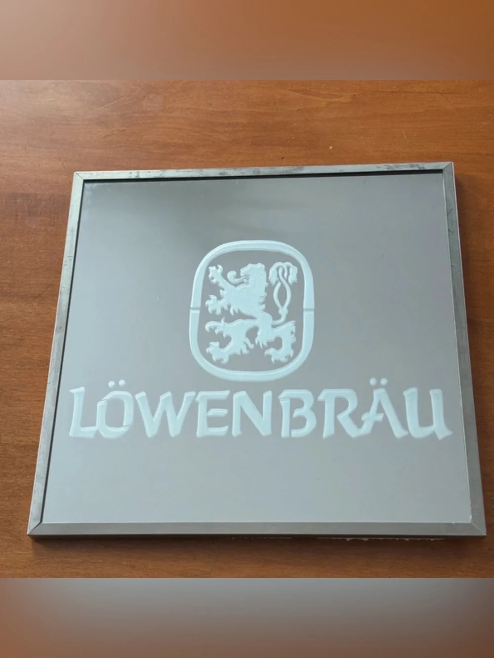 Lowënbräu Brewery Beer Mirror Collectible for Home Bar